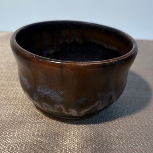 New Handcrafted Brown Pottery Bowl